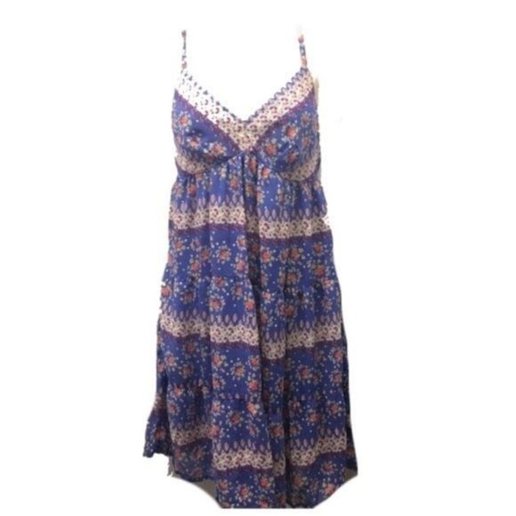 Mossimo Supply Co. Dresses & Skirts - Mossimo Purple Floral Dress BOHO Hippie